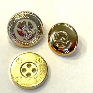 Bundle of 3 Small Vintage St. John Buttons